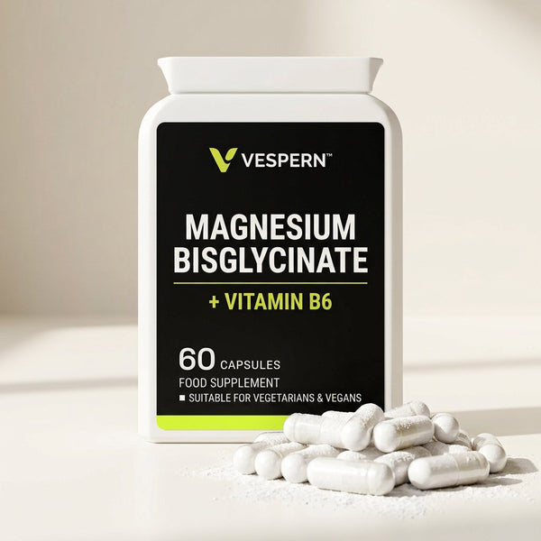 Magnesium Glycinate 60 capsules — clean studio product shot