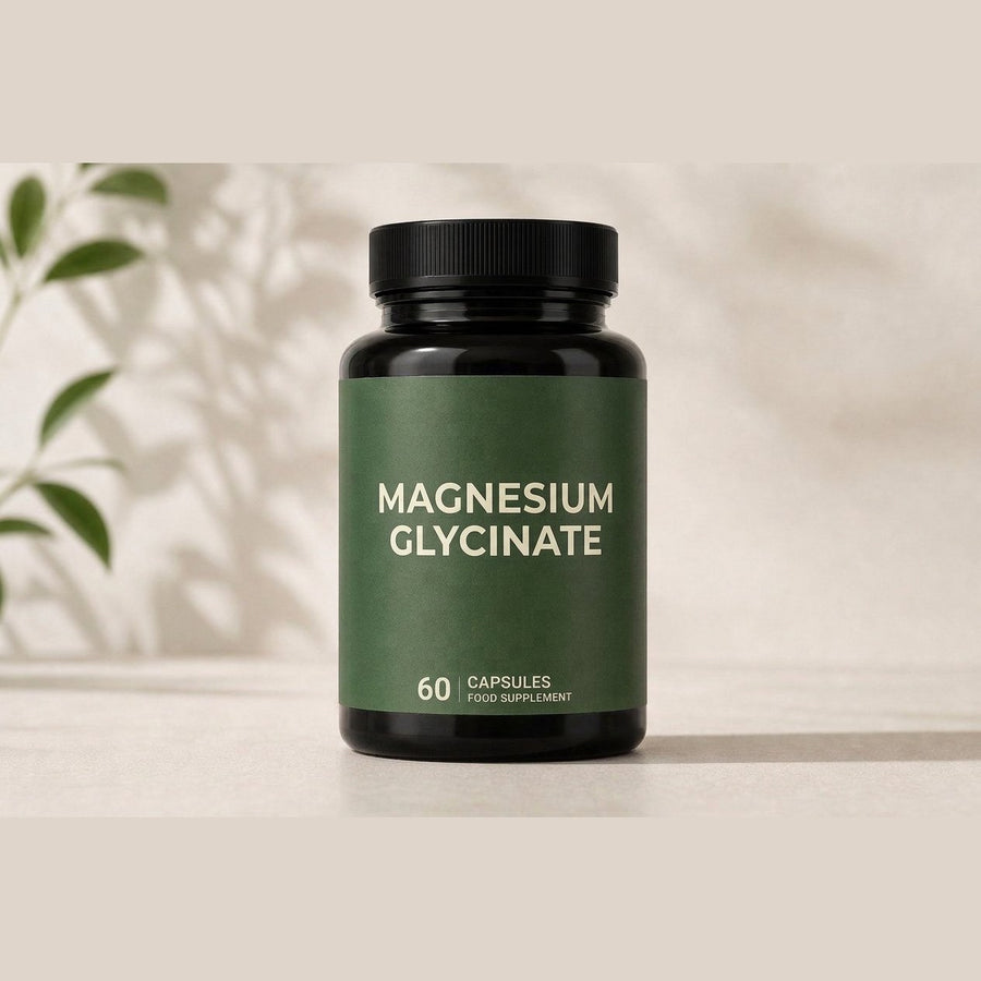 Magnesium Glycinate 60 capsules — clean studio product shot