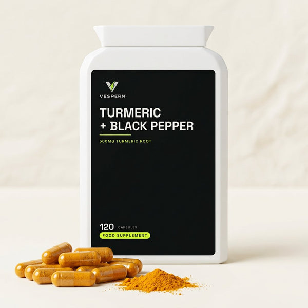 Turmeric + Black Pepper 500mg, 120 capsules