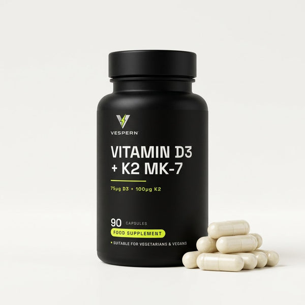 Vitamin D3 + K2, 3000IU + 100ug MK-7, 90 capsules